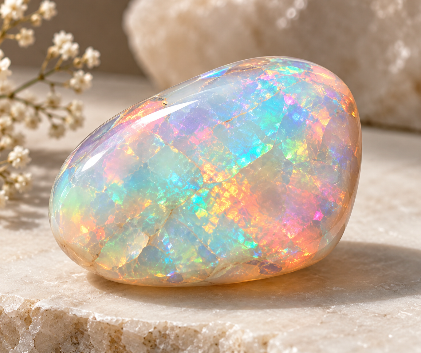 Opal: October's Symphony of Colors
