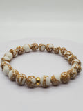 Spun Gold Howlite Bracelet