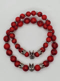 Red Turqoise King & Queen Set