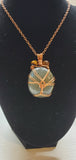 Custom Wrapped Crystal Pendant