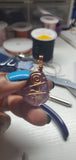 Custom Wrapped Crystal Pendant