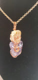 Custom Wrapped Crystal Pendant