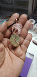 Custom Wrapped Crystal Pendant