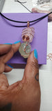 Custom Wrapped Crystal Pendant