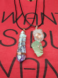 Custom Wrapped Crystal Pendant