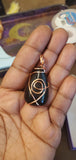 Tourmaline & Copper Pendant