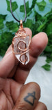 Custom Wrapped Crystal Pendant