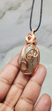 Custom Wrapped Crystal Pendant