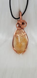 Custom Wrapped Crystal Pendant