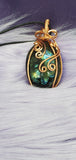 Custom Wrapped Crystal Pendant